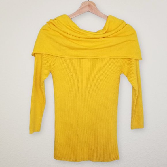 Moda International Ribbed Sweater Cowl Neck M - Picture 4 of 14